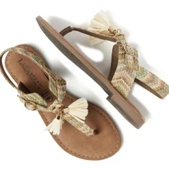 Sandalen-Lazamani Noa sandalen dames beige