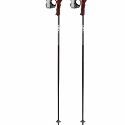 Skistokken|Wintersport-Leki Airfoil 3D skistokken black dark anthracite bright red