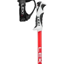 Leki Bold S skistokken dark anthracite bright  red white< Skistokken|Wintersport