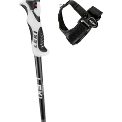 Leki Bold S skistokken dark anthracite black white< Skistokken|Wintersport