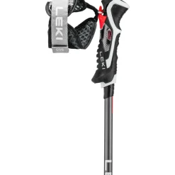 Skistokken|Wintersport-Leki Carbon 14 3D skistokken black dark anthracite bright red