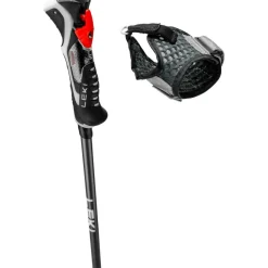 Skistokken|Wintersport-Leki Carbon 14 3D skistokken black dark anthracite bright red