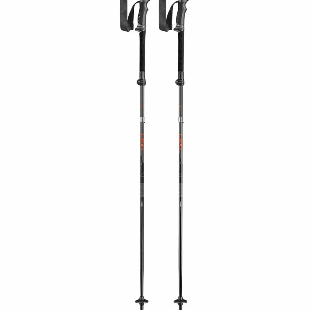 Leki Legacy FX TA wandelstokken silver grey bright red black< Wandelstokken|Wandelstokken