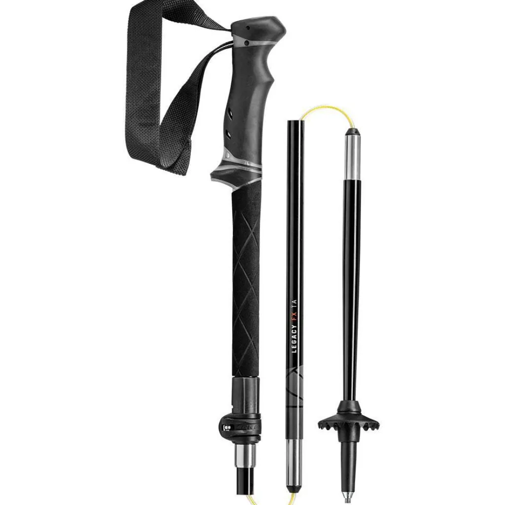 Leki Legacy FX TA wandelstokken silver grey bright red black< Wandelstokken|Wandelstokken