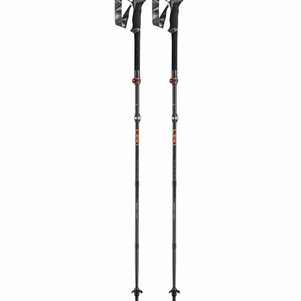Leki Makalu FX Carbon wandelstokken black orange natural carbon< Wandelstokken|Wandelstokken