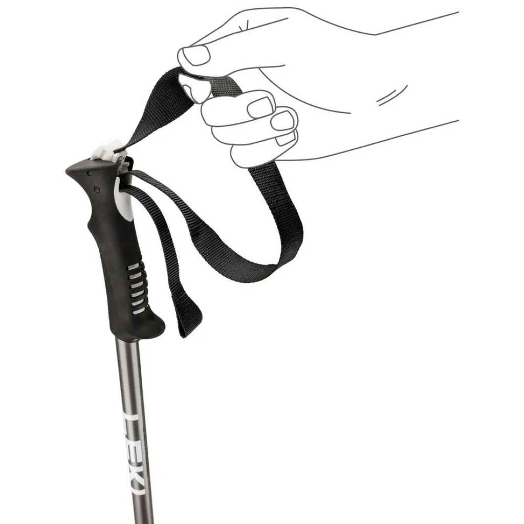 Leki Primacy skistokken black light anthracite white< Skistokken|Wintersport