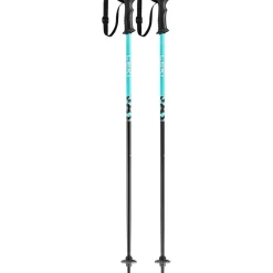 Leki Rider skistokken junior dark blue light turquoise  white< Skistokken|Wintersport