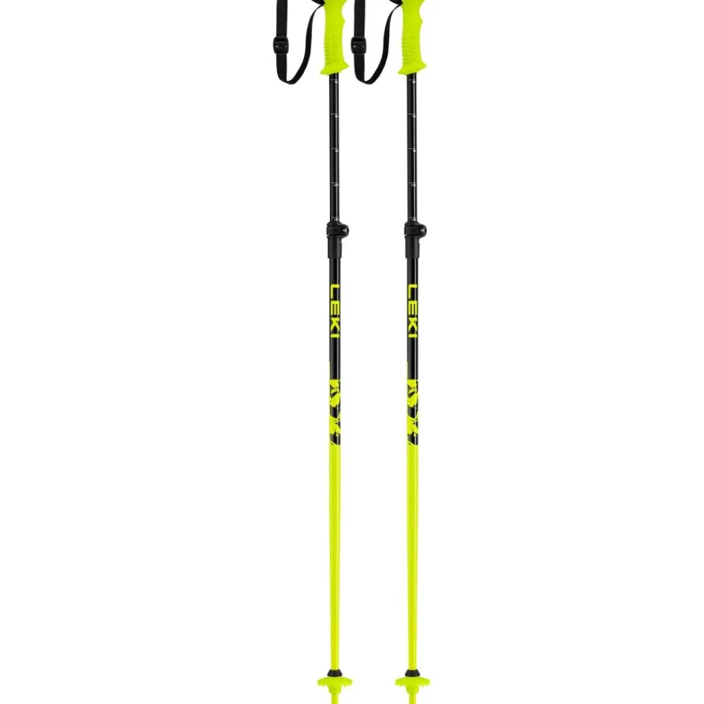 Leki Rider Vario skistokken junior neon yellow black - 85 - 105 cm< Skistokken|Wintersport