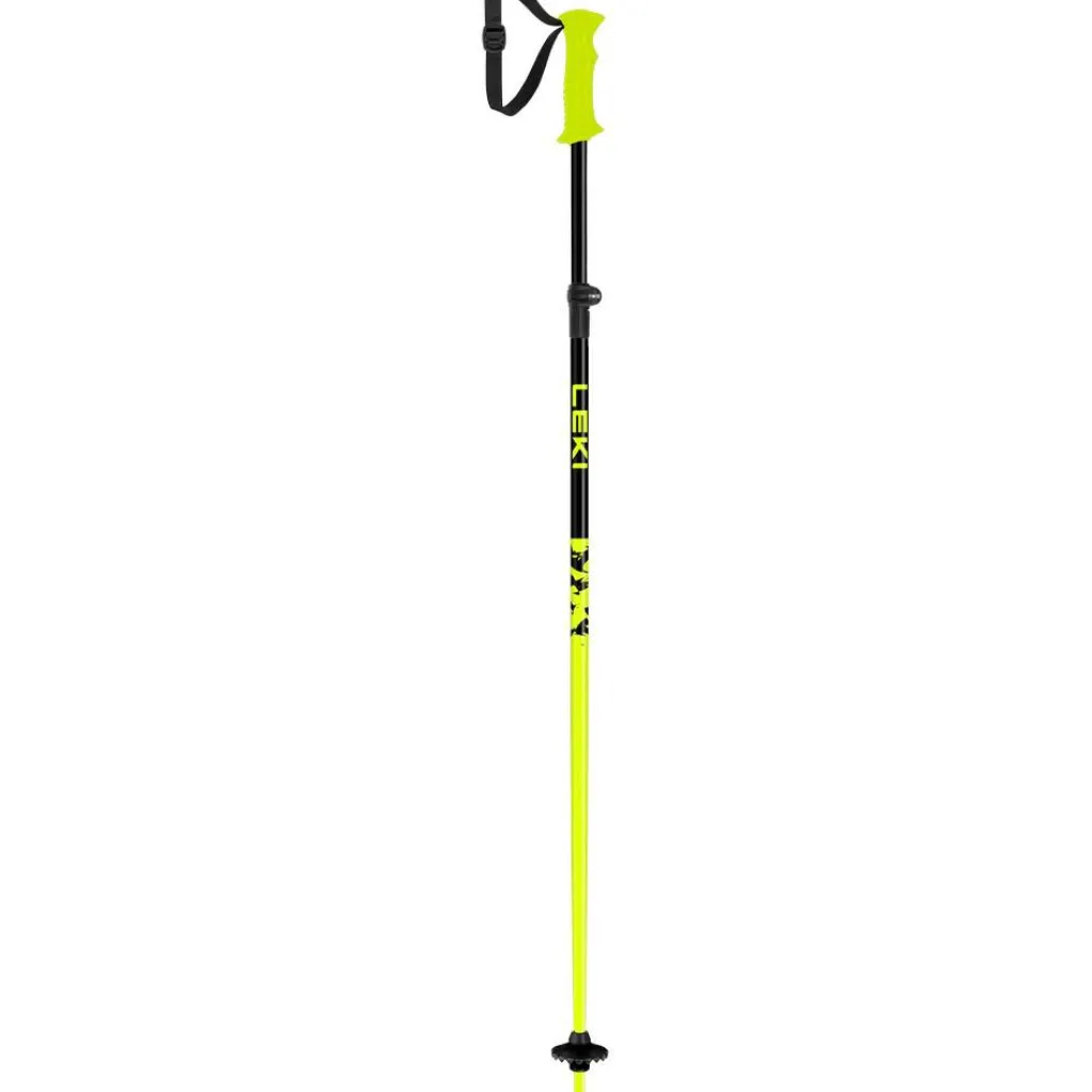 Leki Rider Vario skistokken junior neon yellow black - 85 - 105 cm< Skistokken|Wintersport