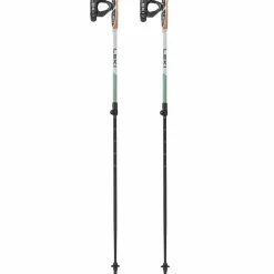 Leki Spin Shark SL wandelstokken white smokegreen dark anthracite< Wandelen|Wandelstokken