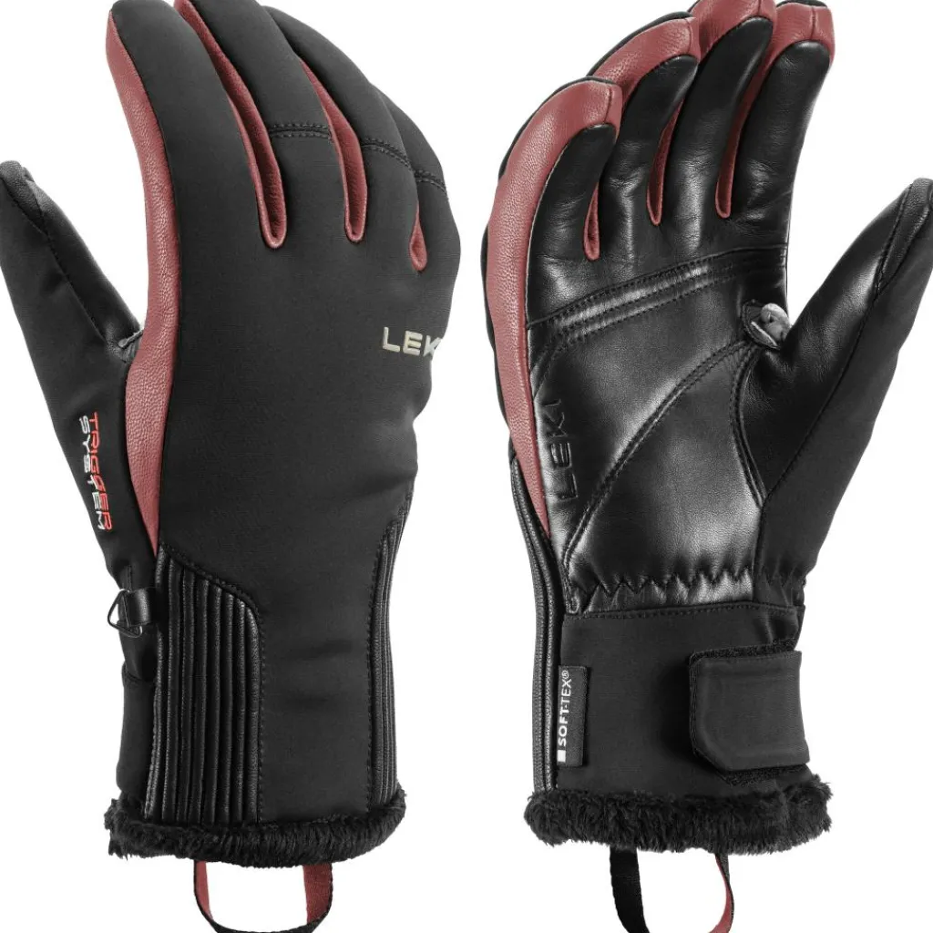 Handschoenen & Wanten|Wintersport-Leki Vallarta 3D handschoenen dames black rose