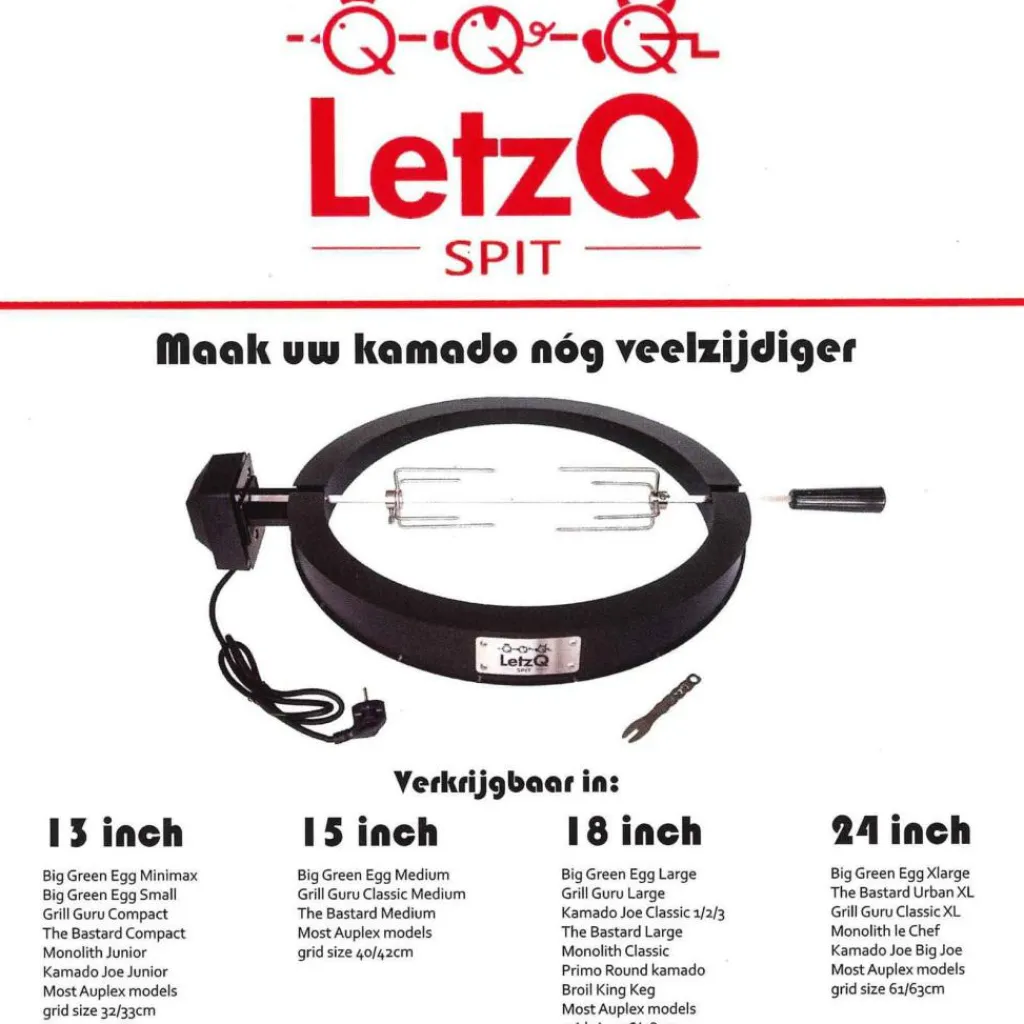 LetzQ spit 15 inch< Accessoires