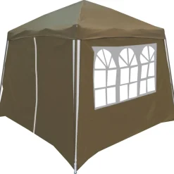 Tunneltenten|Partytenten-Lifetime Garden partytent 300 x 300 cm beige