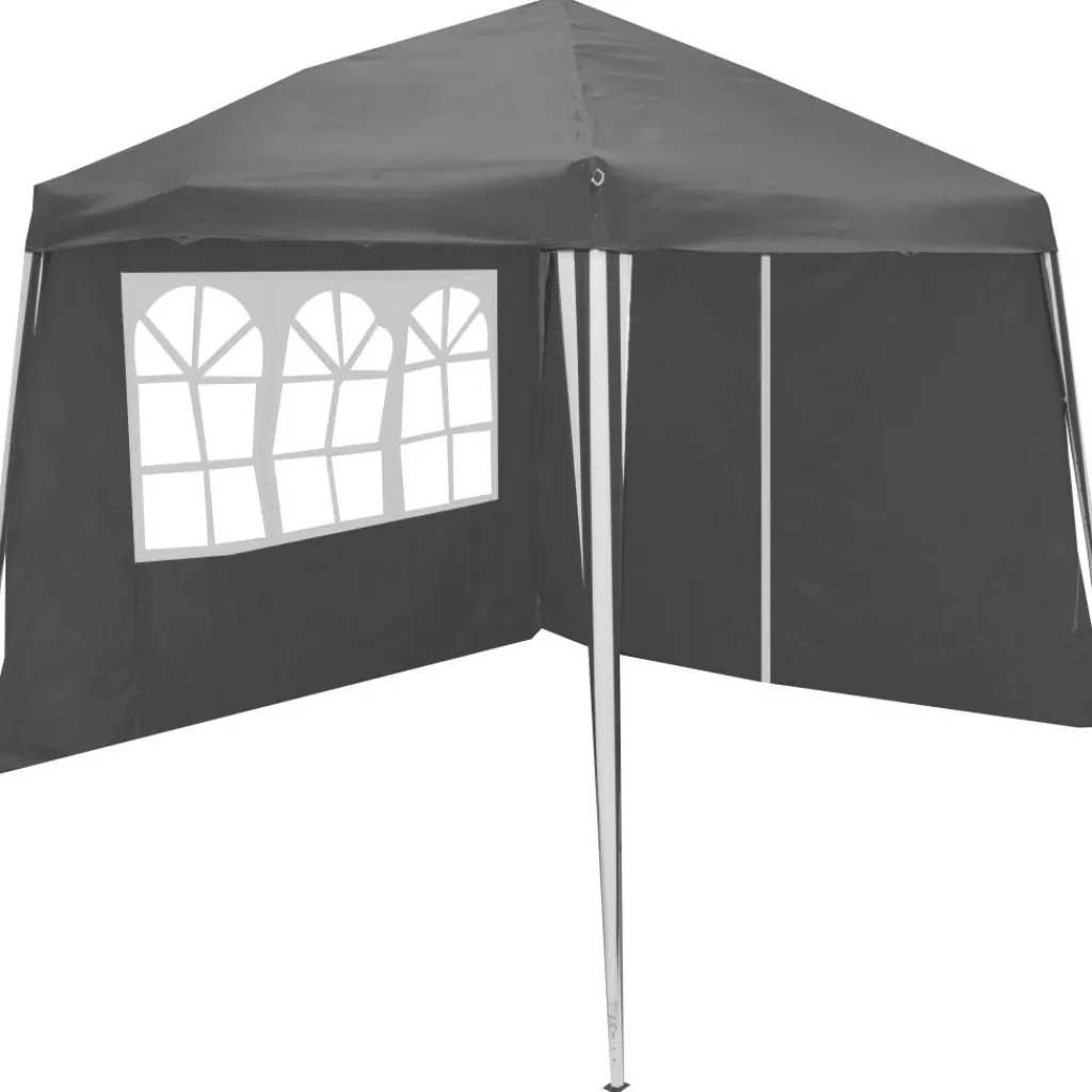 Tunneltenten|Koepeltenten-Lifetime Garden partytent 300 x 300 cm anthracite