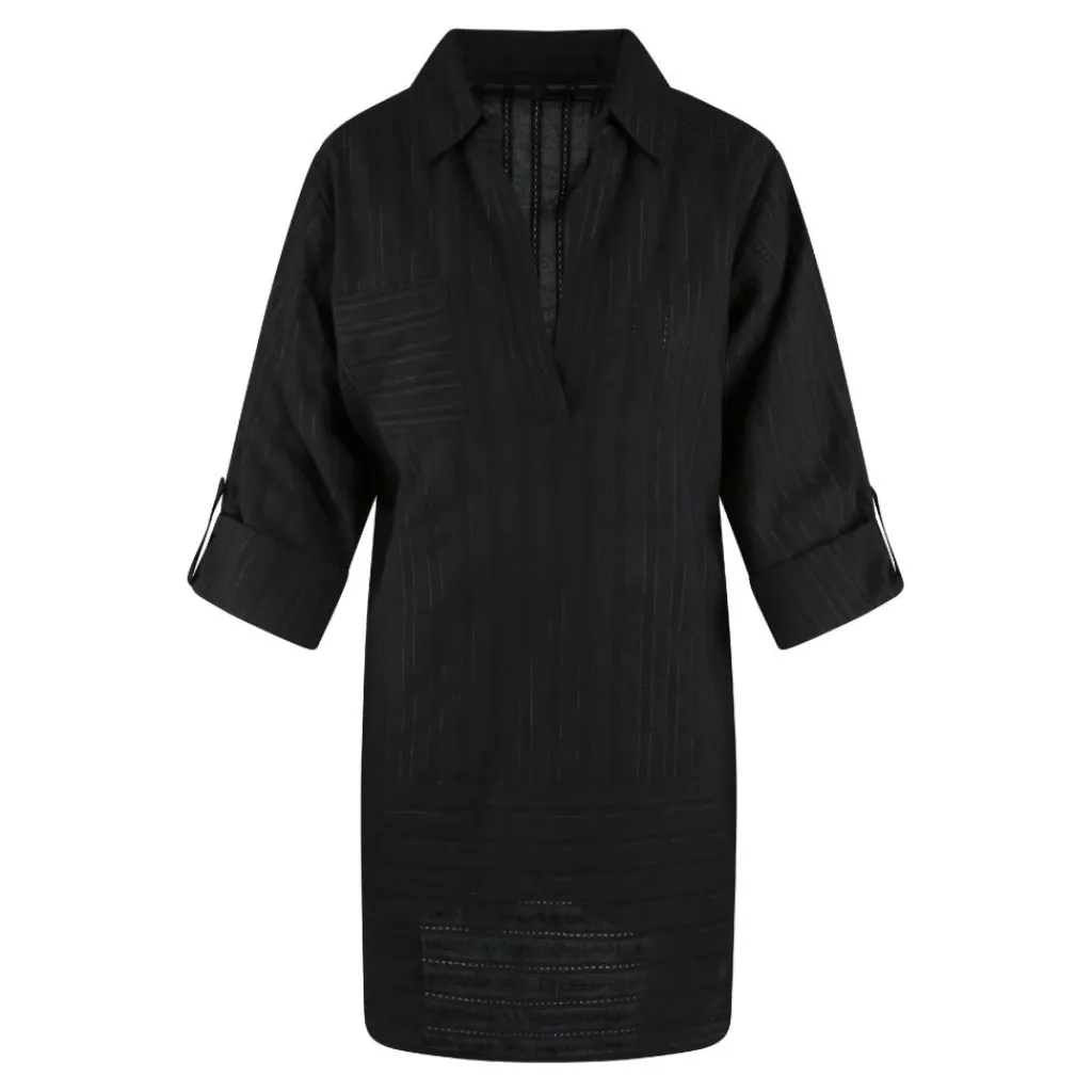 Strandkleding-LingaDore 7729 tuniek dames black