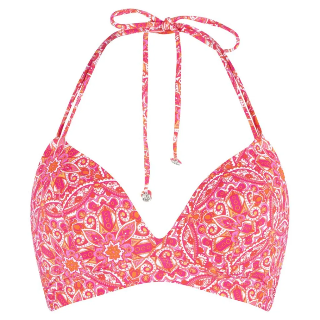 Bikini-LingaDore Triangle bikinitop dames hot pink paisley