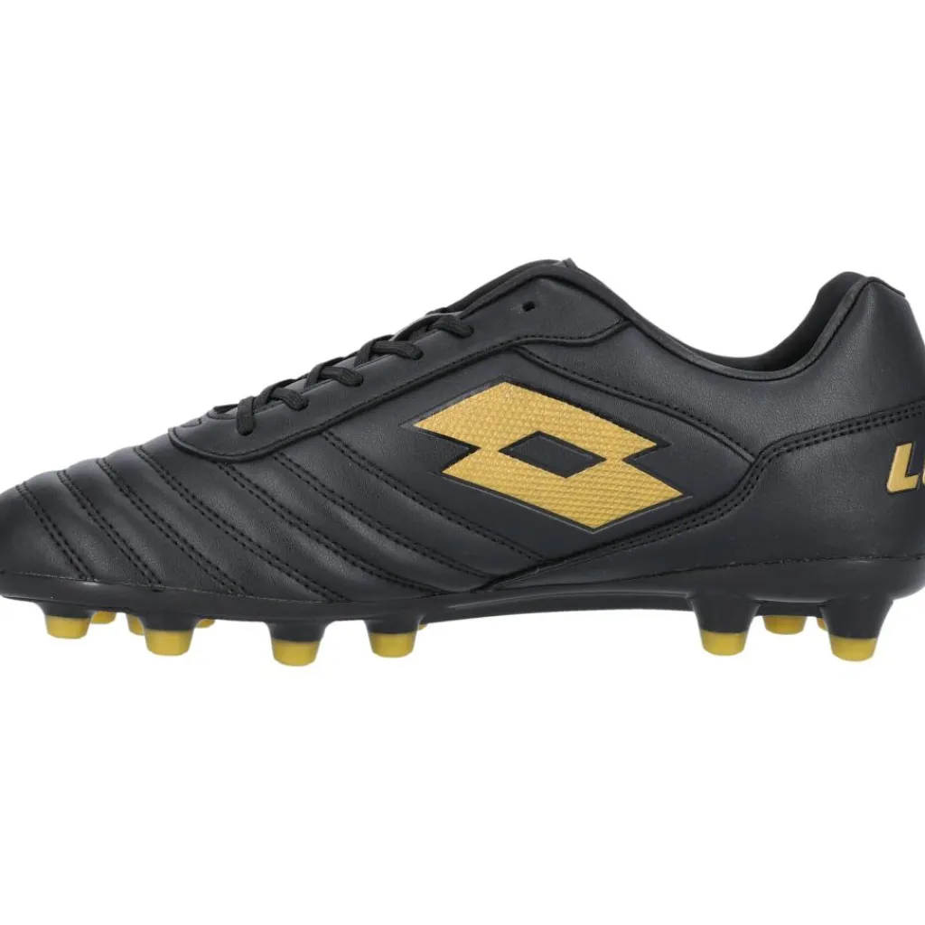 Lotto Milano 700 AGM voetbalschoenen heren all black light platino< Voetbalschoenen