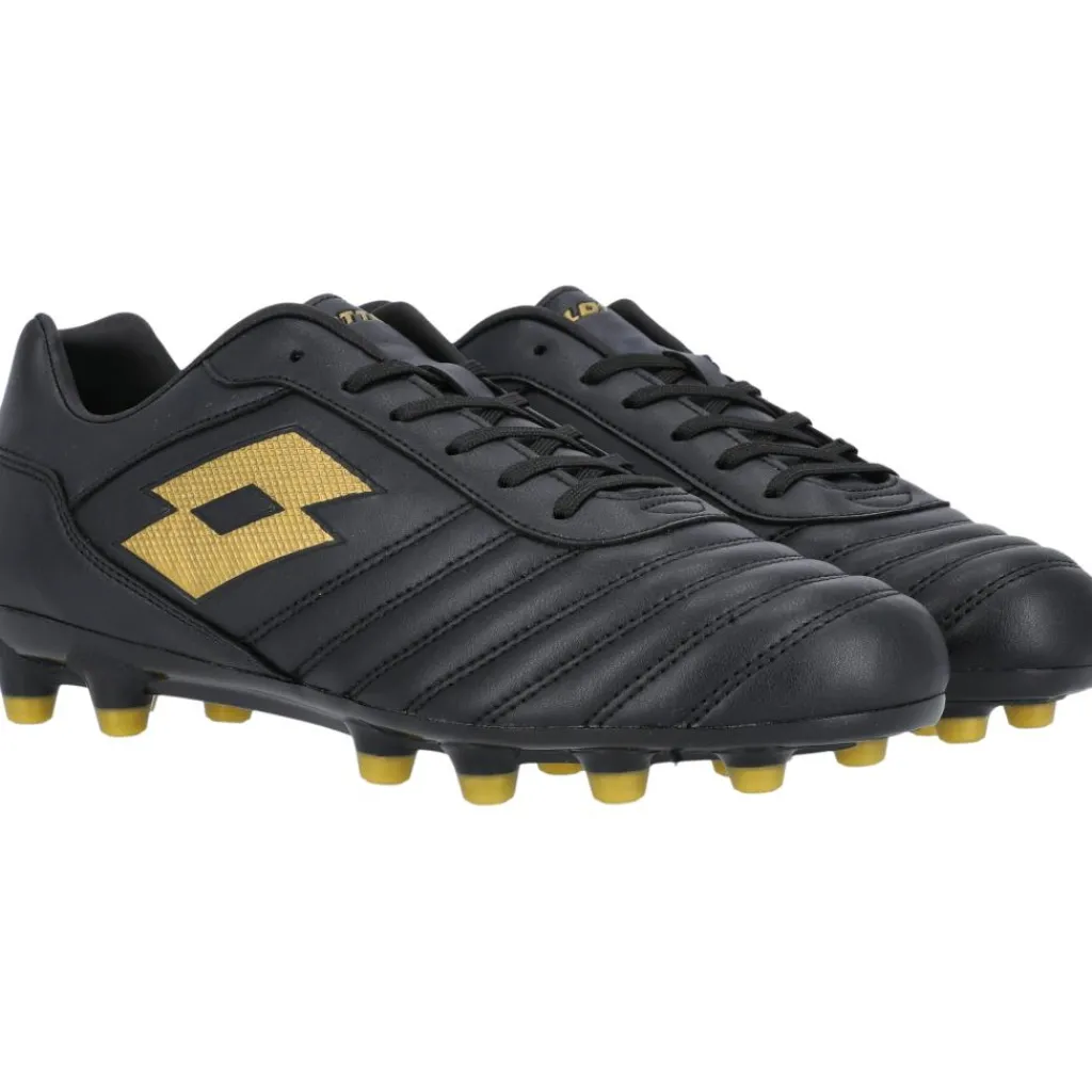 Lotto Milano 700 AGM voetbalschoenen heren all black light platino< Voetbalschoenen