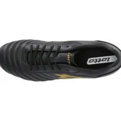 Lotto Milano 700 AGM voetbalschoenen heren all black light platino< Voetbalschoenen