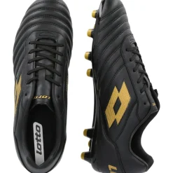 Lotto Milano 700 AGM voetbalschoenen heren all black light platino< Voetbalschoenen