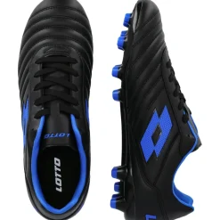 Voetbalschoenen-Lotto Milano 700 FG voetbalschoenen heren black blue