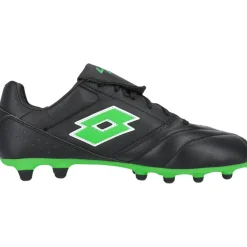 Voetbalschoenen-Lotto Stadio 200 FG voetbalschoenen heren all black spring green