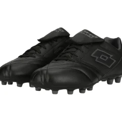 Lotto Stadio 200 FG voetbalschoenen heren all black asphalt< Voetbalschoenen