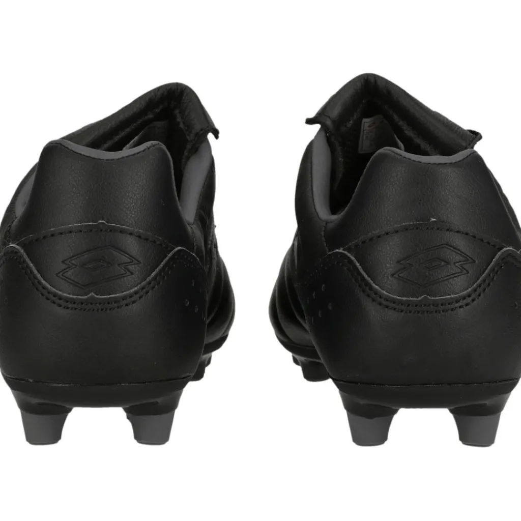 Lotto Stadio 200 FG voetbalschoenen heren all black asphalt< Voetbalschoenen