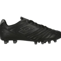 Voetbalschoenen-Lotto Stadio 300 III FG voetbalschoenen heren all black asphalt