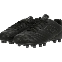 Voetbalschoenen-Lotto Stadio 300 III FG voetbalschoenen heren all black asphalt