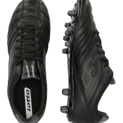 Voetbalschoenen-Lotto Stadio 300 III FG voetbalschoenen heren all black asphalt