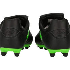 Lotto Stadio 200 III FG voetbalschoenen heren all black spring green< Voetbalschoenen