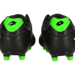 Voetbalschoenen-Lotto Stadio 300 III FG voetbalschoenen heren all black spring green