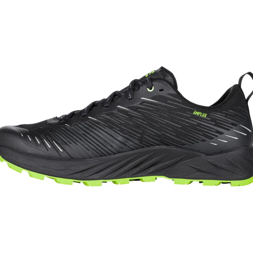 Hardloopschoenen-Lowa AMPLUX hardloopschoenen heren black lime