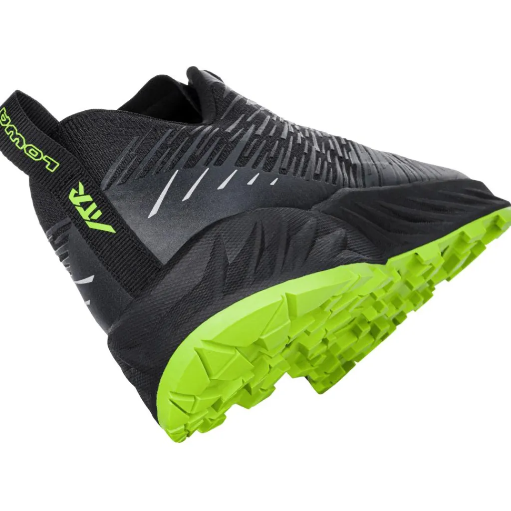 Hardloopschoenen-Lowa AMPLUX hardloopschoenen heren black lime