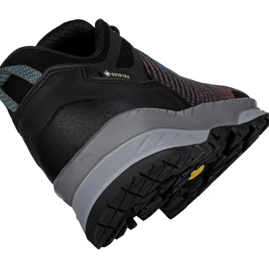 Lowa Carezza GTX Lo Ws wandelschoenen dames black brown< Wandelen|Wandelschoenen