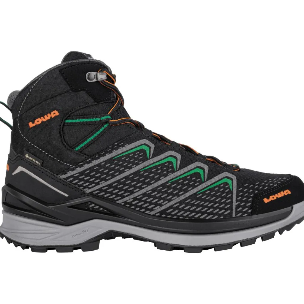 Lowa Ferrox N4D GTX MID wandelschoenen heren black green< Wandelen|Wandelschoenen