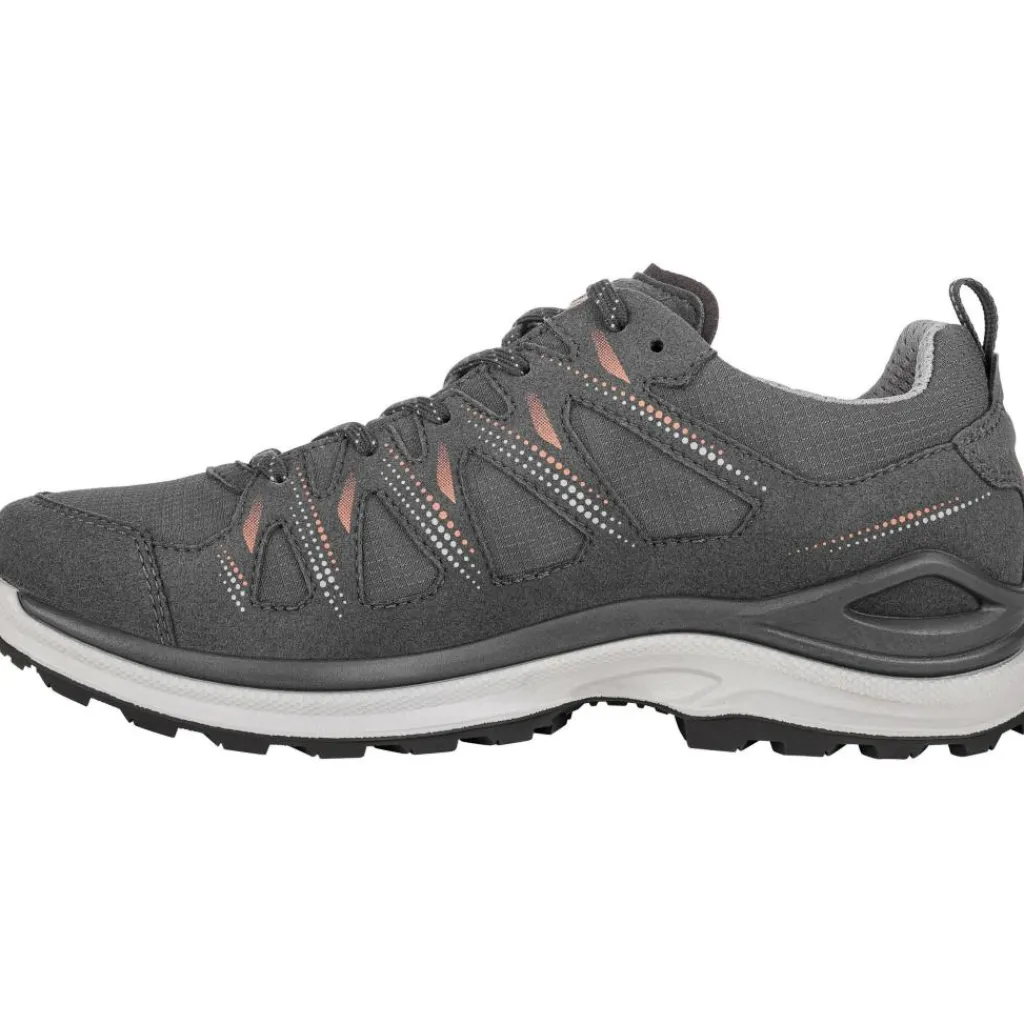 Lowa Innox Evo II GTX Ws wandelschoenen dames asphalt salmon< Wandelen|Wandelschoenen