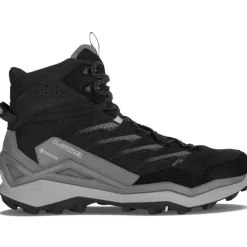 Lowa Maddox Pro GTX Mid Wide wandelschoenen heren black grey< Wandelen|Wandelschoenen