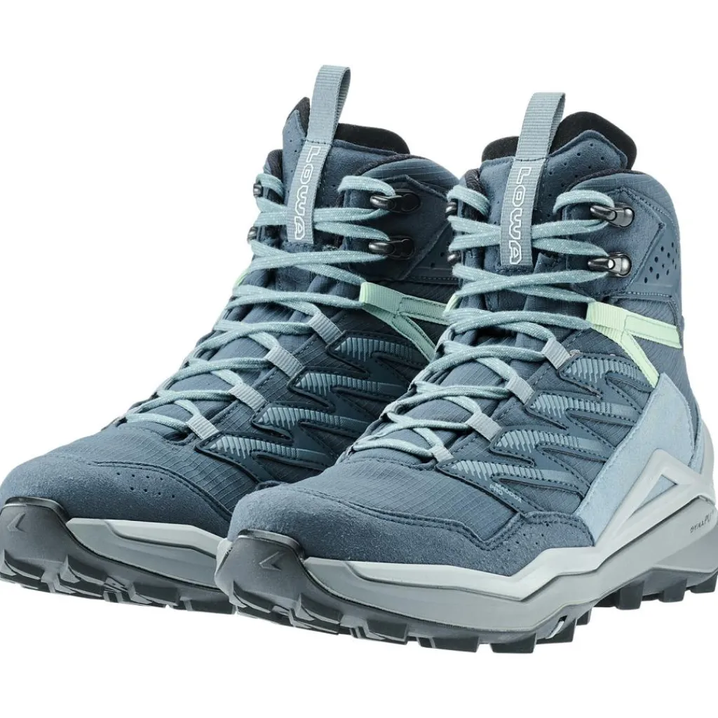 Wandelen|Wandelschoenen-Lowa Maddox Pro GTX Mid Ws wandelschoenen dames smoke blue slateblue