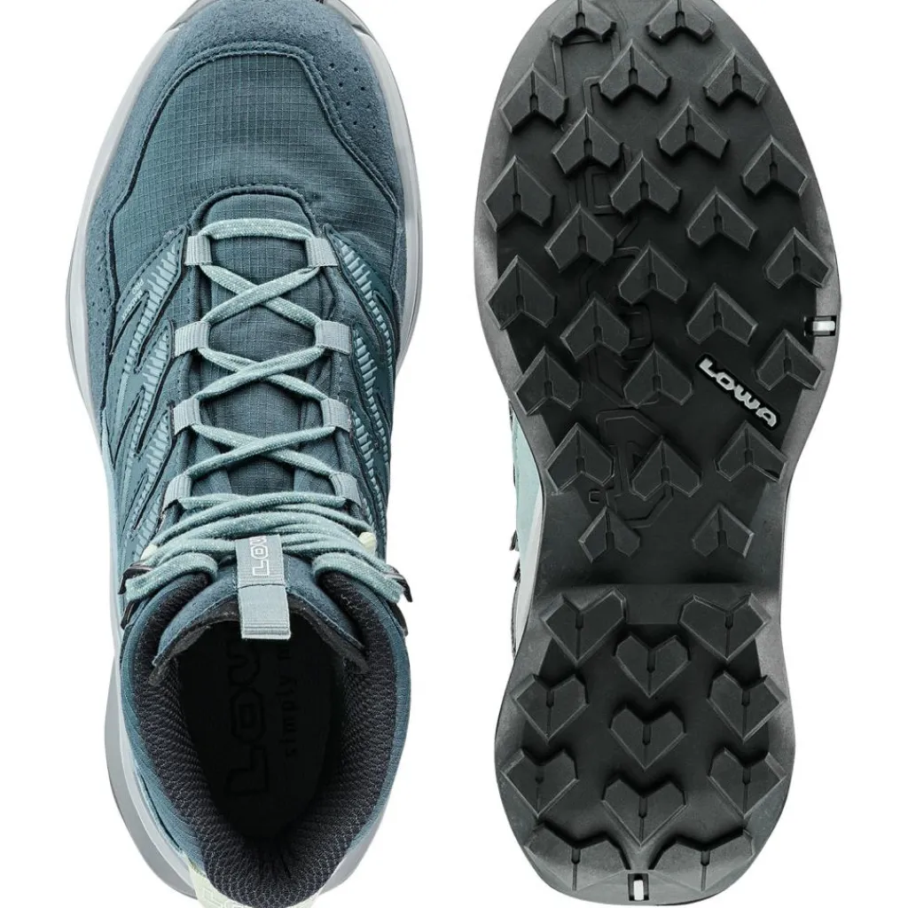 Wandelen|Wandelschoenen-Lowa Maddox Pro GTX Mid Ws wandelschoenen dames smoke blue slateblue