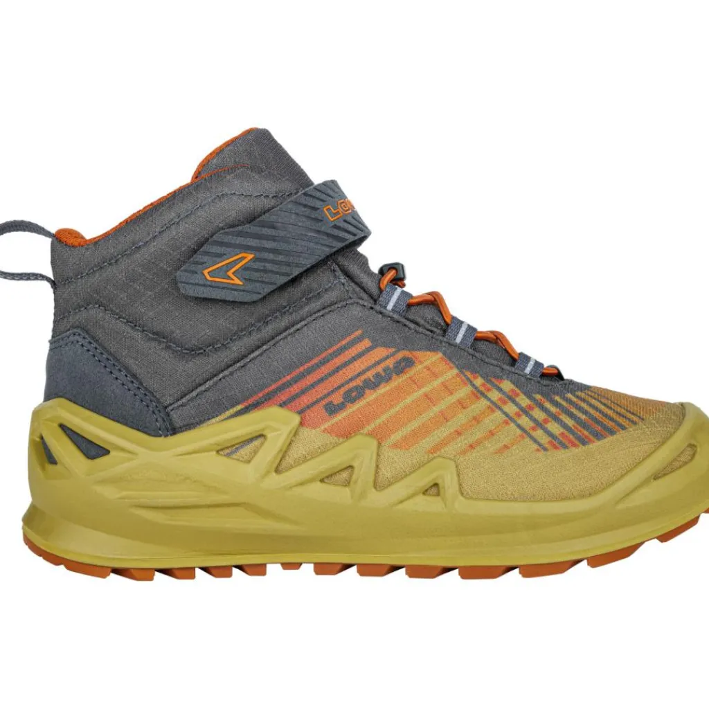 Wandelen|Wandelschoenen-Lowa Merger GTX QC Mid wandelschoenen dames mustard rust