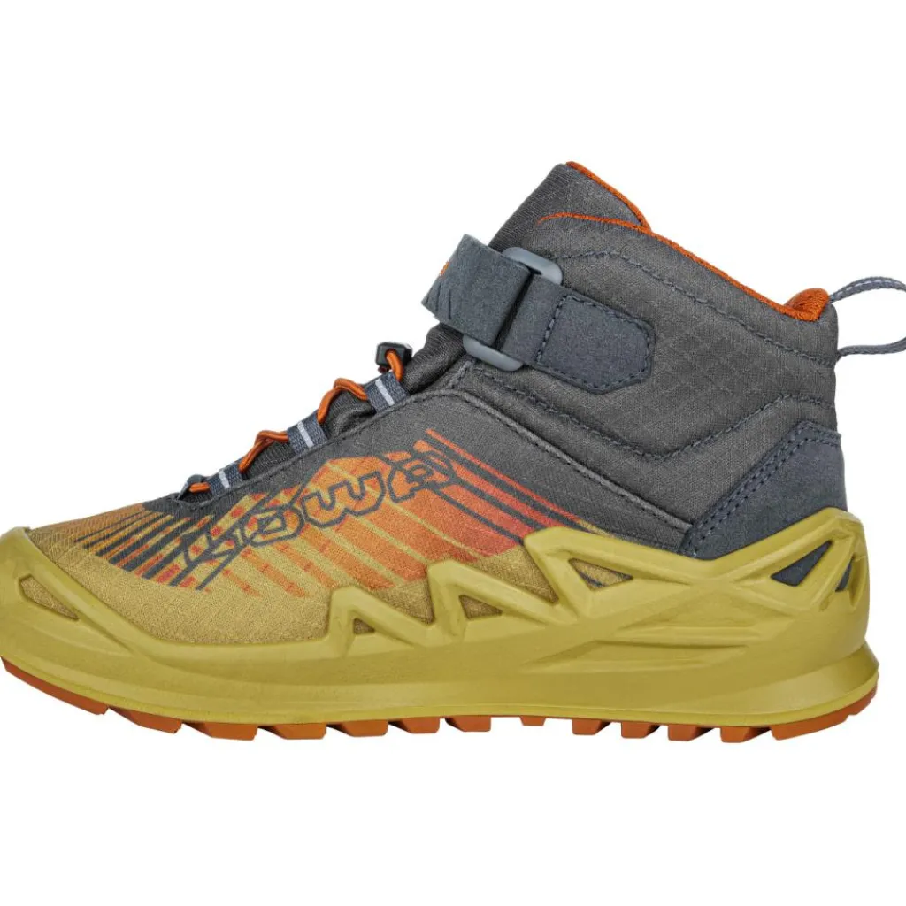 Wandelen|Wandelschoenen-Lowa Merger GTX QC Mid wandelschoenen dames mustard rust