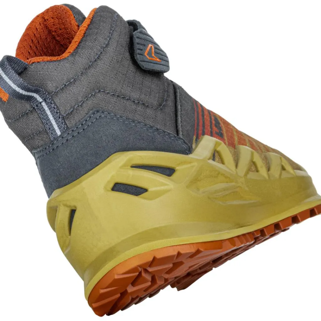 Wandelen|Wandelschoenen-Lowa Merger GTX QC Mid wandelschoenen dames mustard rust
