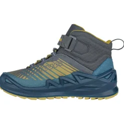 Wandelen|Wandelschoenen-Lowa Merger GTX QC Mid wandelschoenen junior petrol mustard