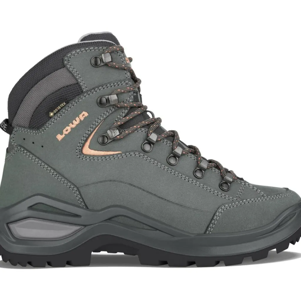 Lowa Renegade Evo GTX Mid Ws wandelschoenen dames graphite apricote< Wandelen|Wandelschoenen