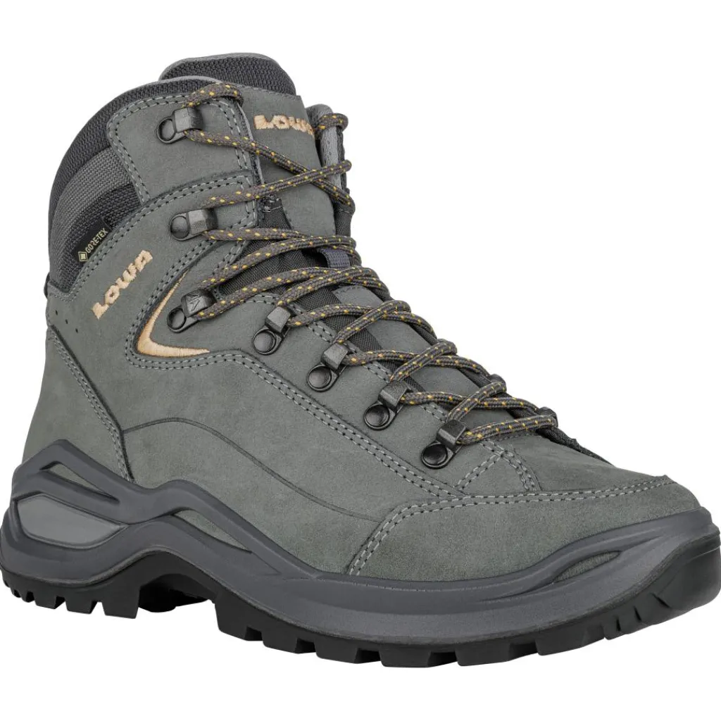 Lowa Renegade Evo GTX Mid Ws wandelschoenen dames graphite apricote< Wandelen|Wandelschoenen