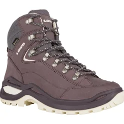 Wandelen|Wandelschoenen-Lowa Renegade Evo GTX Mid Ws wandelschoenen dames brownrose panna