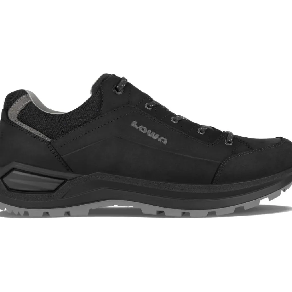 Lowa Renegade Evo LL Lo wandelschoenen heren black grey< Wandelen|Wandelschoenen