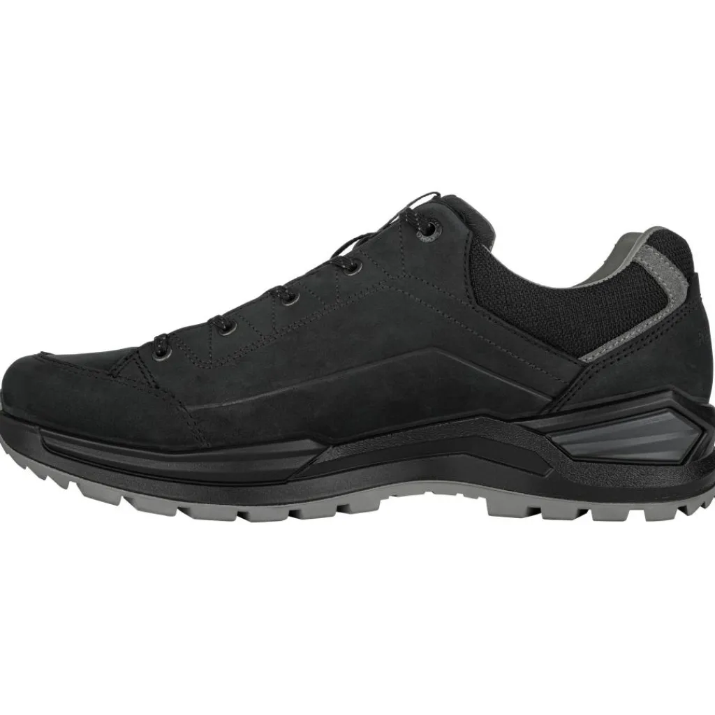Lowa Renegade Evo LL Lo wandelschoenen heren black grey< Wandelen|Wandelschoenen